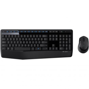 Kit mouse tastatura Logitech MK345 , Fara Fir , USB Nano Receiver , Negru